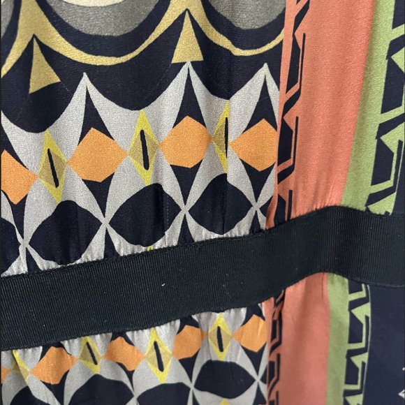 Classiques Entier Graphic Silk Dress Size 8 - Picture 5 of 6